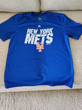 MLB NY Mets Short Sleeve Shirt Youth Size XL (18-20)